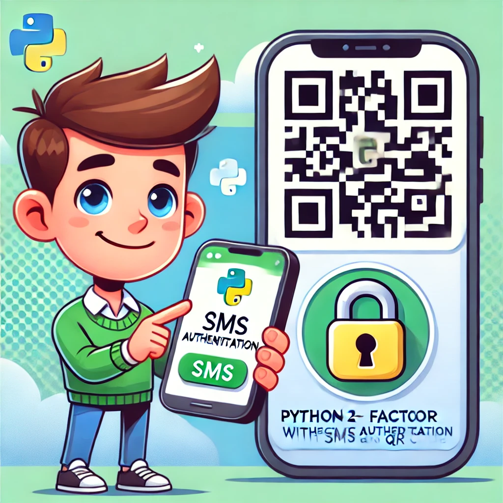 Python 2-Factor Authentication: SMS and QR Code Methods