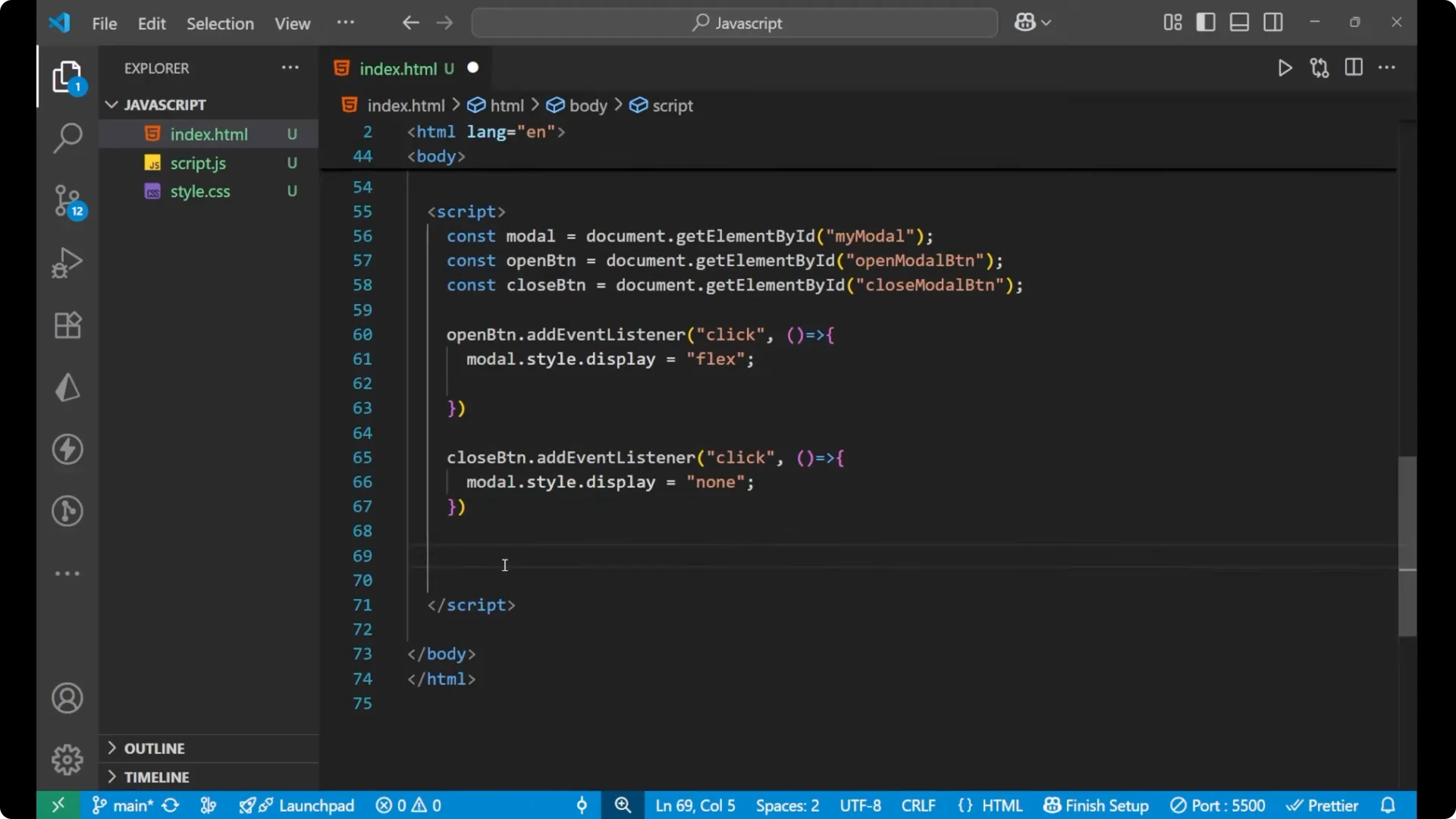 Create a Custom JavaScript Modal Popup: A Simple Guide  9