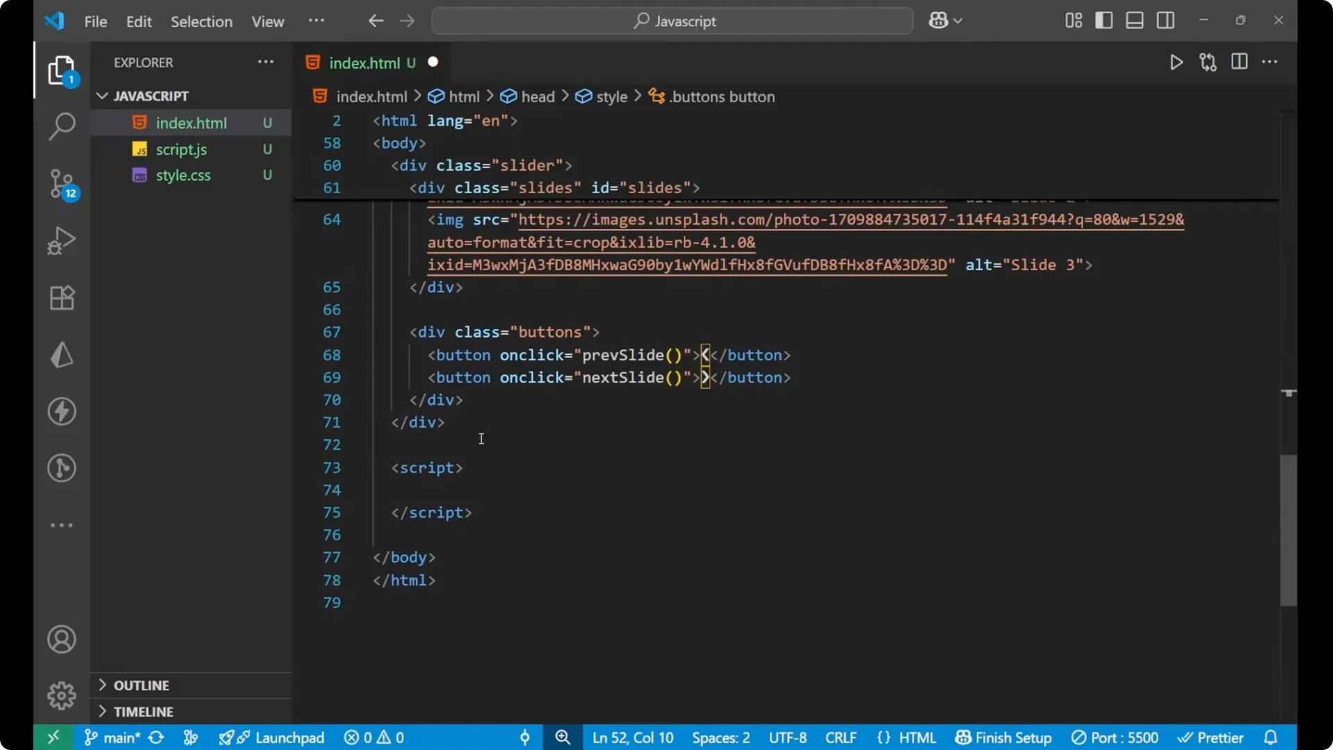 Create a Custom Responsive Image Slider in JavaScript Easily screenshot 5
