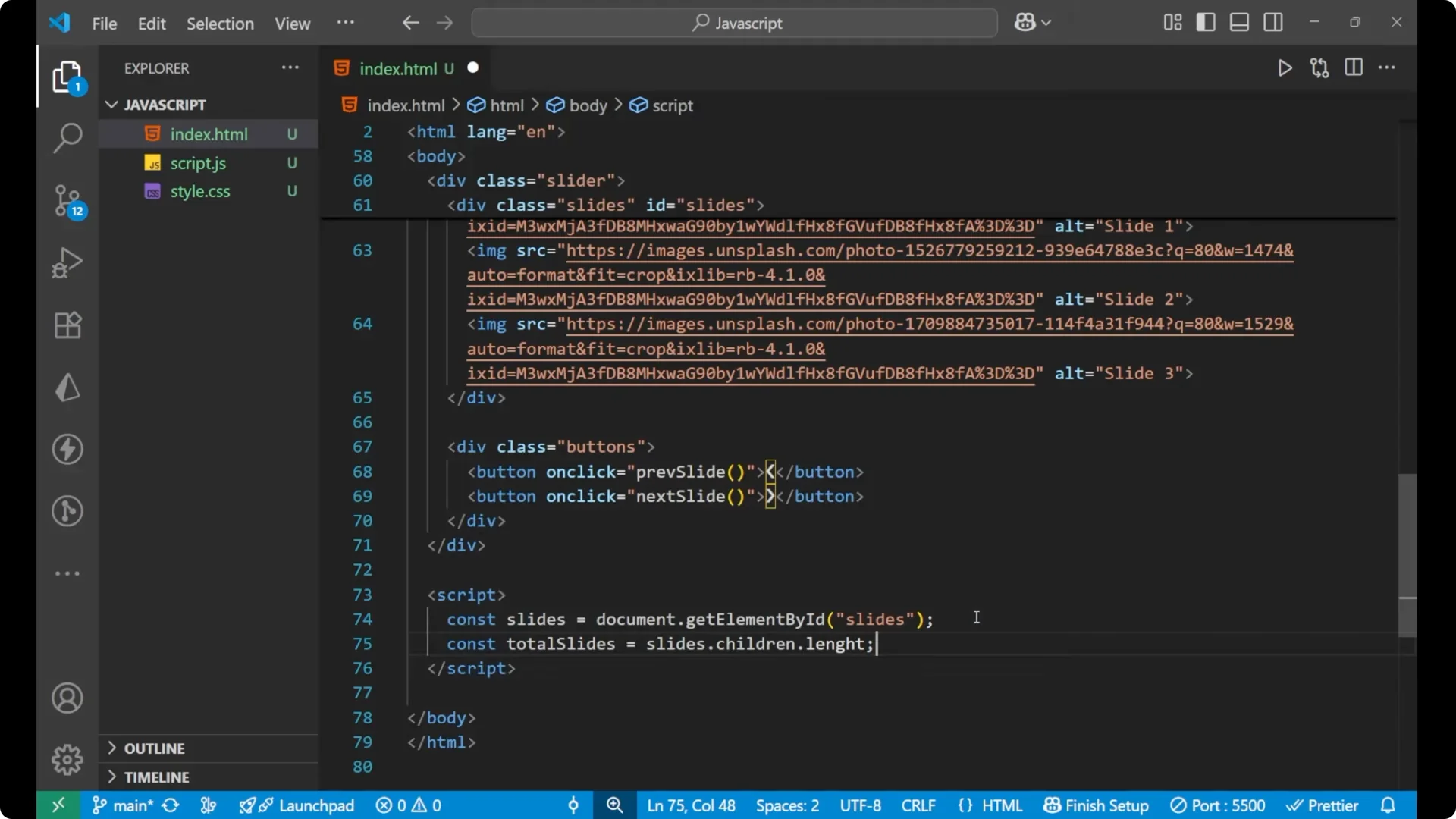 Create a Custom Responsive Image Slider in JavaScript Easily screenshot 8