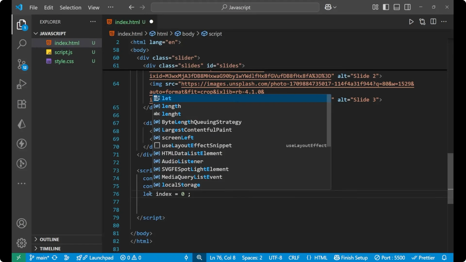 Create a Custom Responsive Image Slider in JavaScript Easily screenshot 9