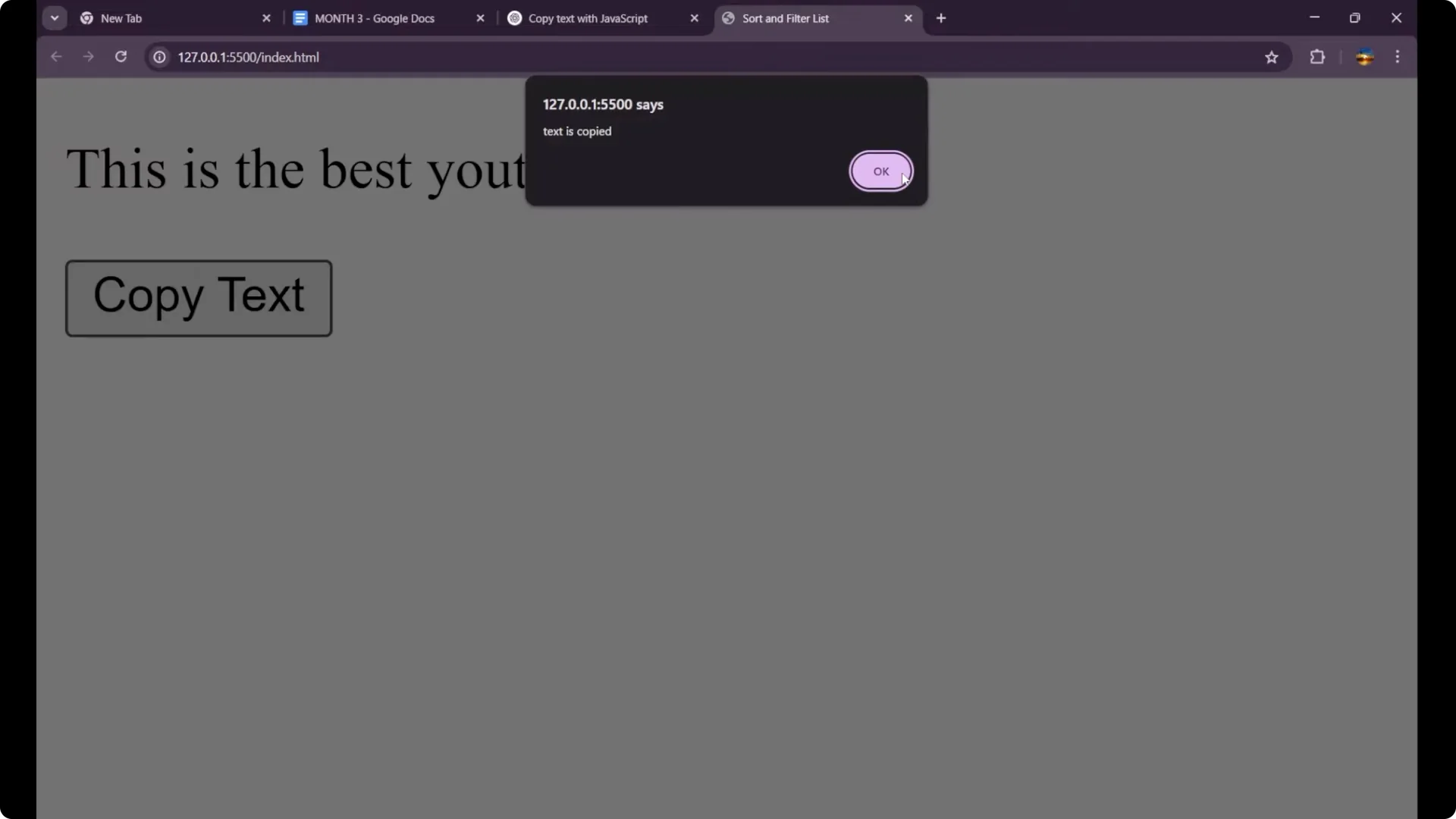 Create a One-Line JavaScript Copy-to-Clipboard Button Easily  13
