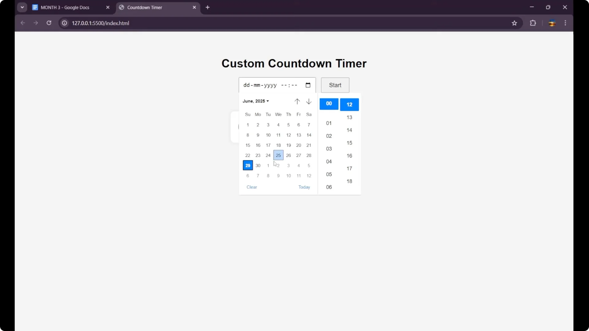 Create a Real-Time Countdown Timer with JavaScript and DOM screenshot 18