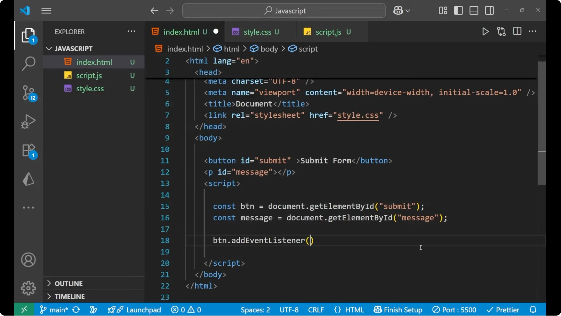 Disable a Button After Click in JavaScript with One Simple Line  5