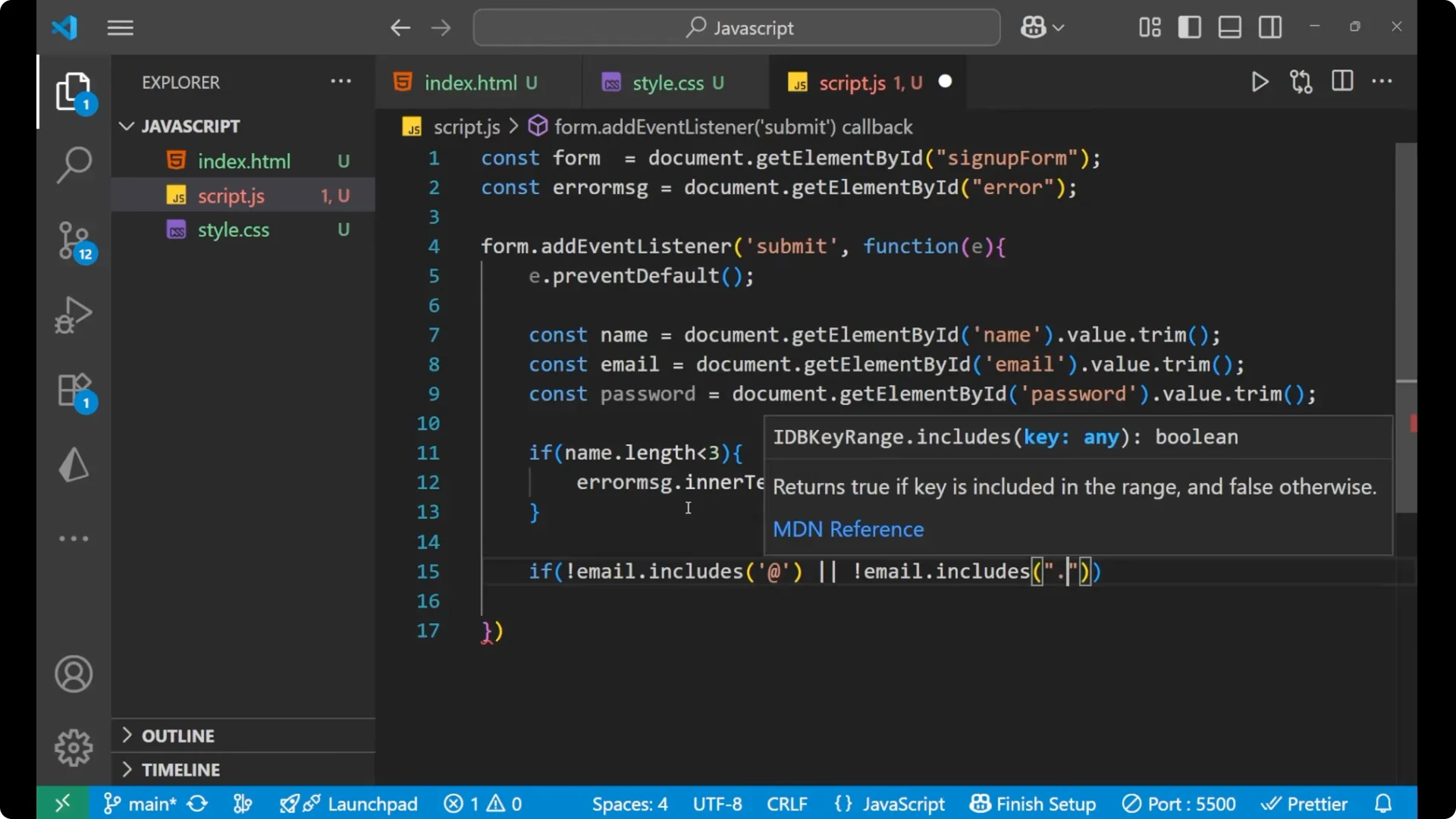 Effective JavaScript Techniques for Client-Side Form Validation  6