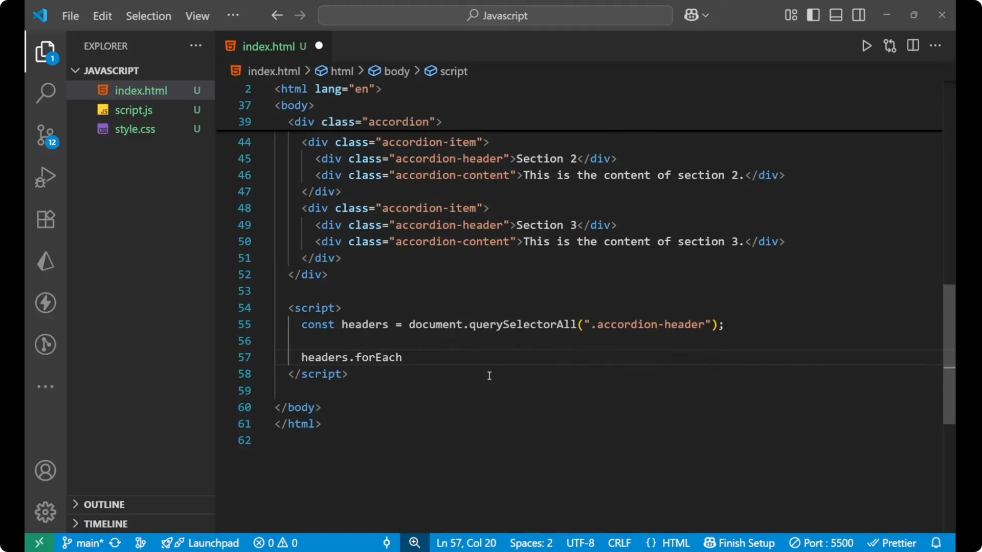 How to Build a Simple JavaScript Accordion: Step-by-Step Guide  12