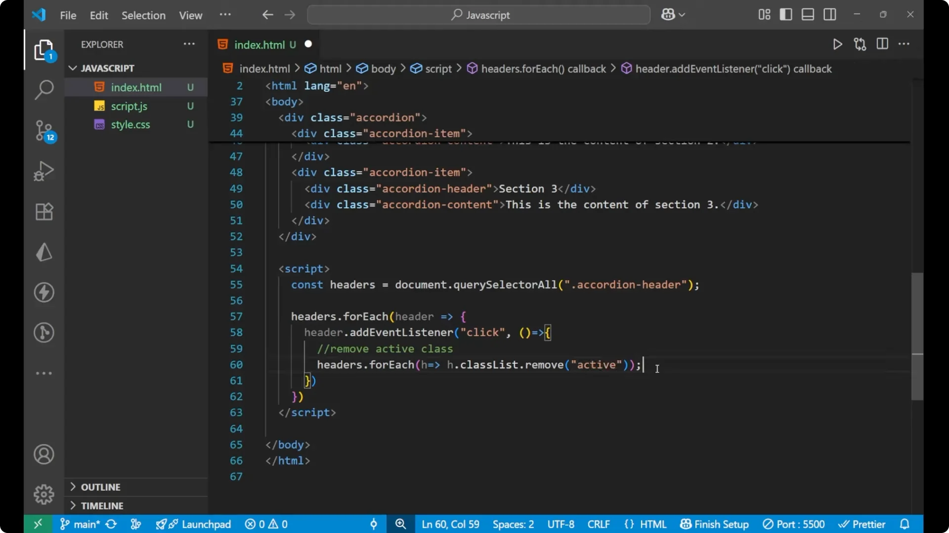 How to Build a Simple JavaScript Accordion: Step-by-Step Guide  13
