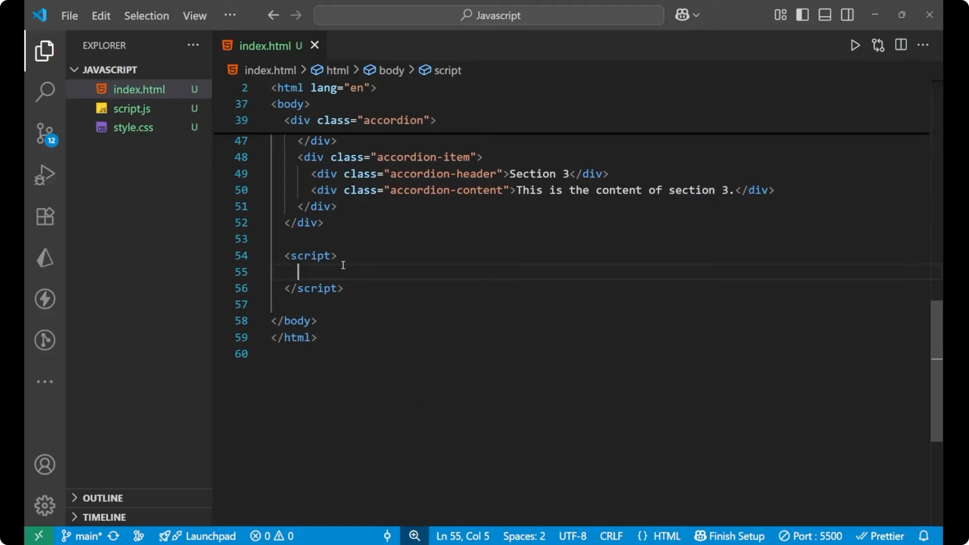 How to Build a Simple JavaScript Accordion: Step-by-Step Guide  9