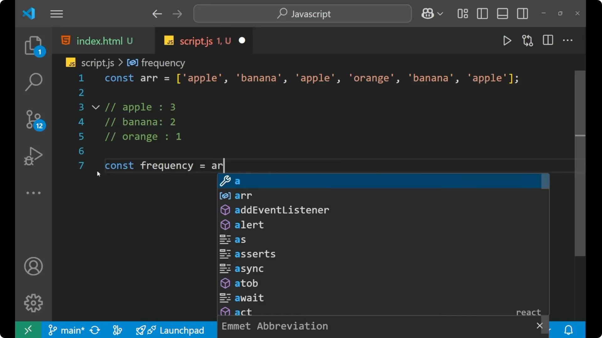 How to Count Element Frequencies in JavaScript Arrays Explained screenshot 2