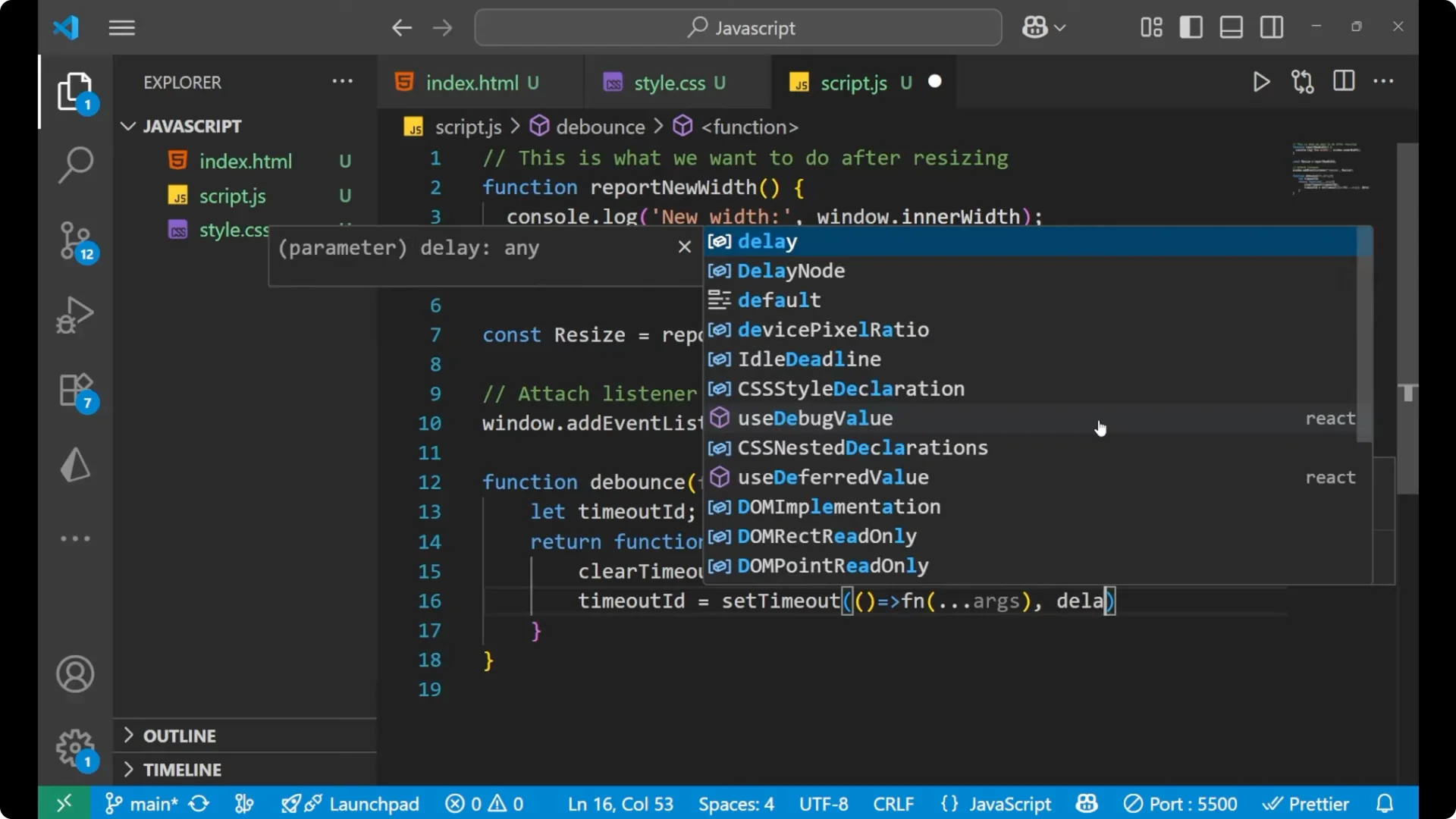 How to Debounce JavaScript Functions to Boost Performance  12