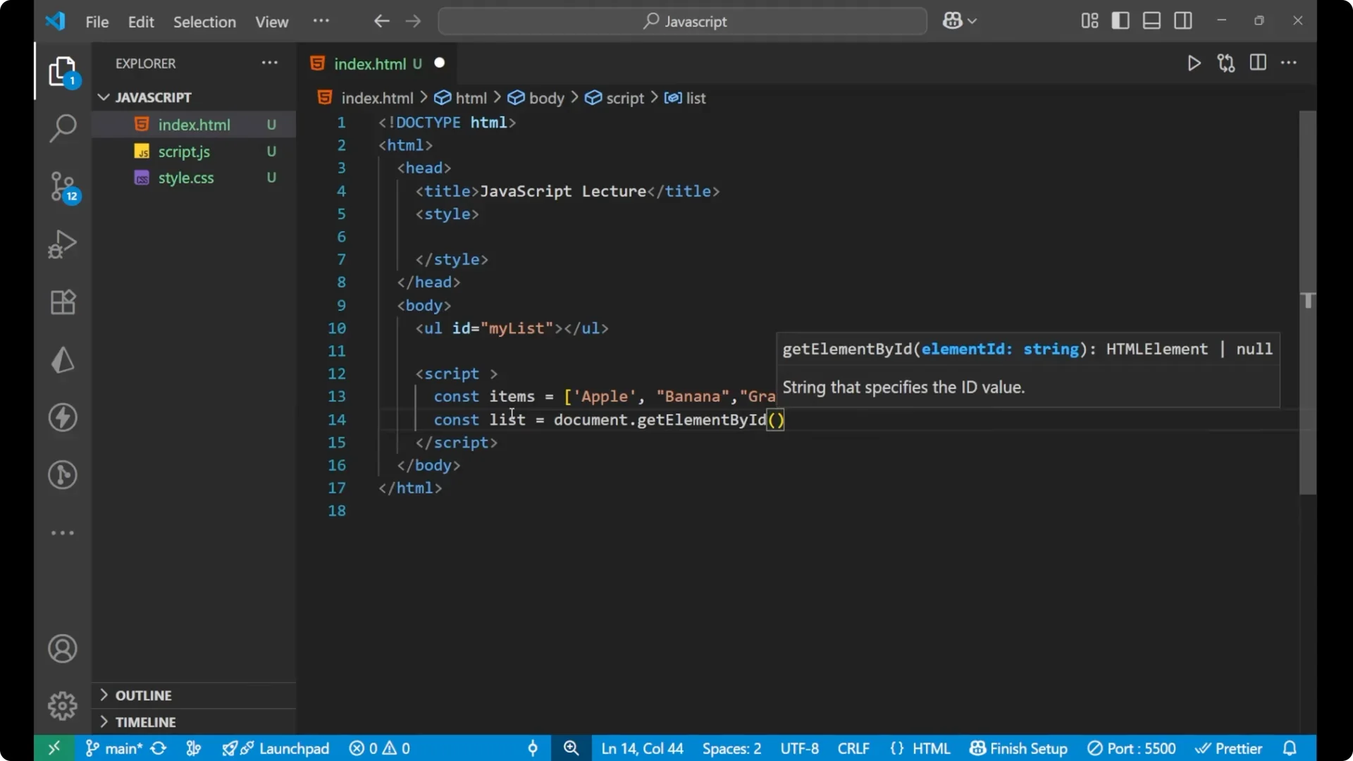 How to Dynamically Generate and Display Lists from JavaScript Arrays 3