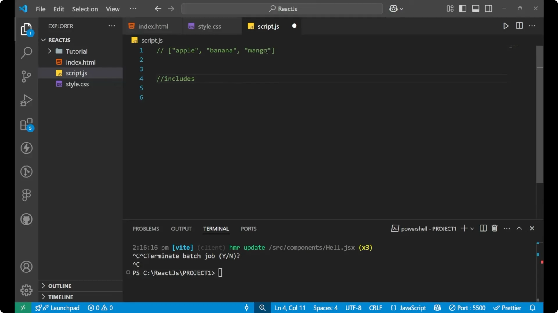 How to Easily Check Values in JavaScript Arrays Using includes()  1