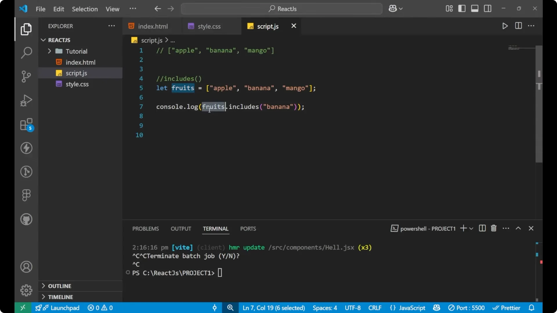 How to Easily Check Values in JavaScript Arrays Using includes()  4