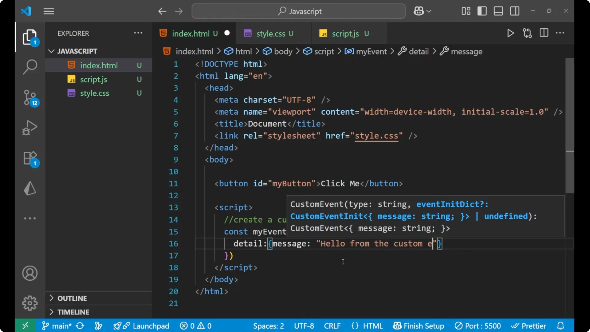 Master Custom Events in JavaScript with dispatchEvent & Examples  4
