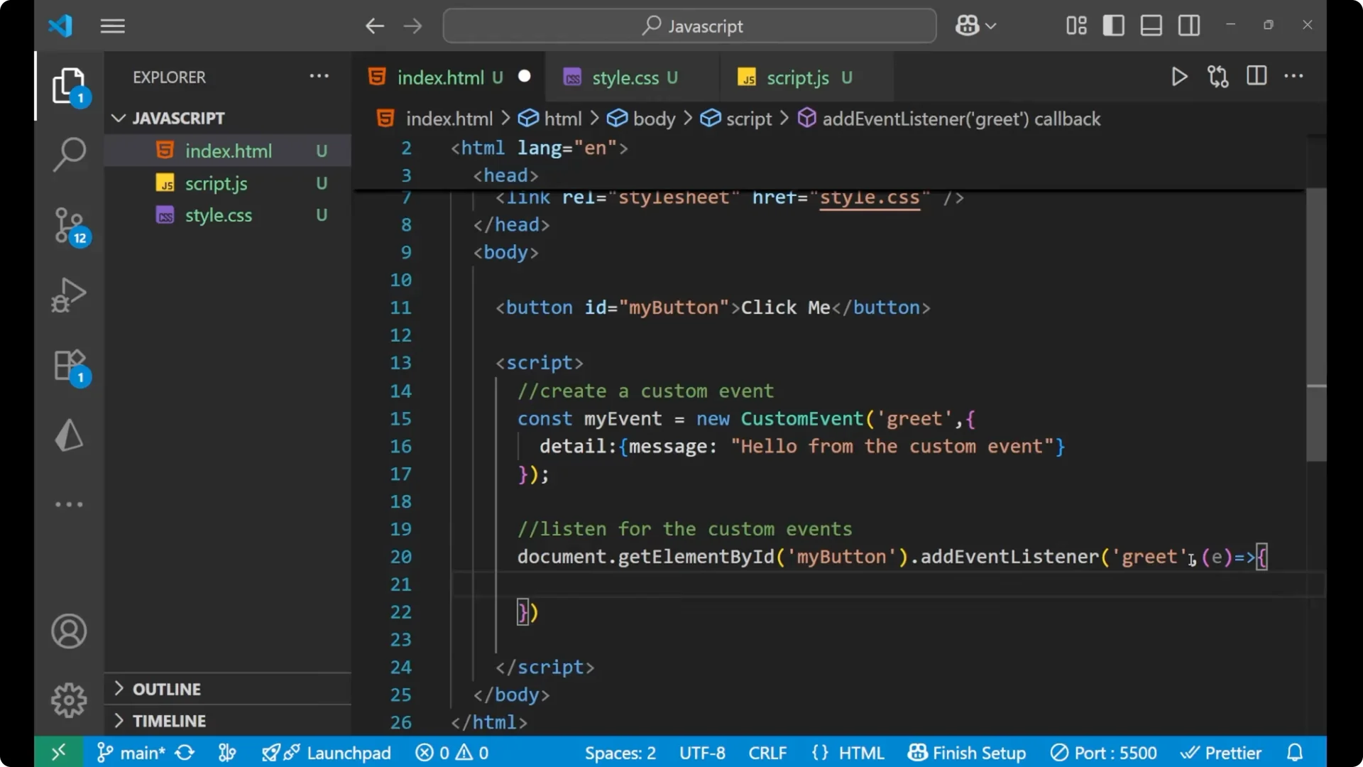Master Custom Events in JavaScript with dispatchEvent & Examples  6