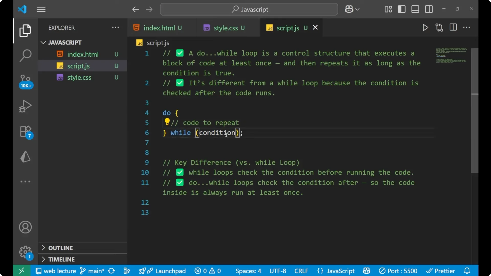 Master Do While Loops in JavaScript with Practical Examples screenshot 11