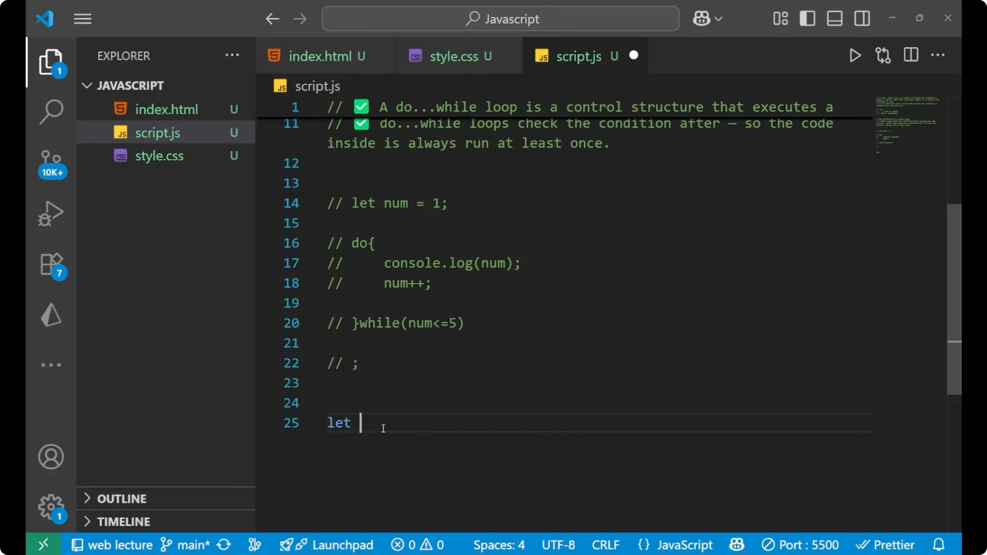 Master Do While Loops in JavaScript with Practical Examples screenshot 17