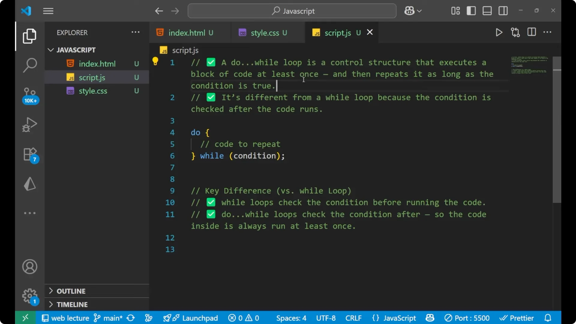 Master Do While Loops in JavaScript with Practical Examples screenshot 2
