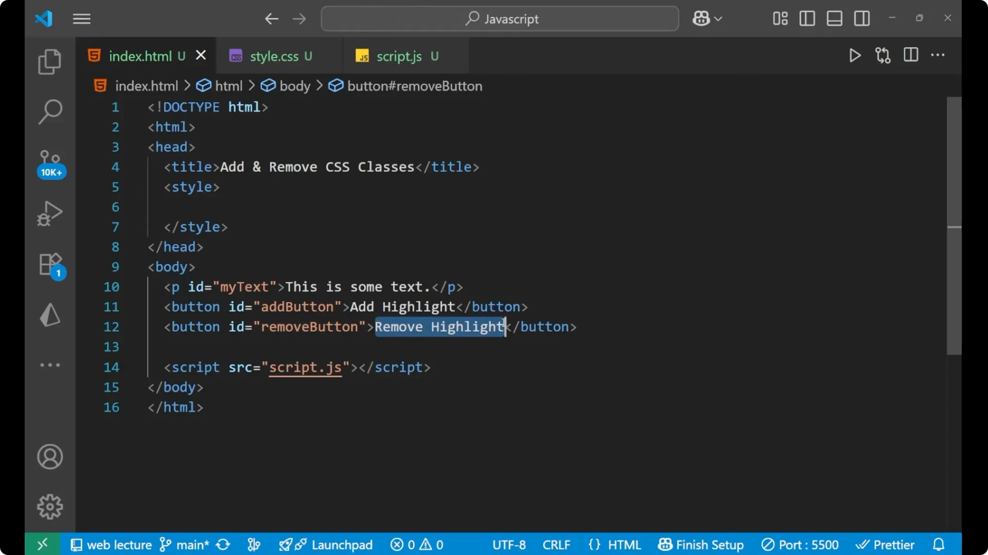 Master Dynamic CSS Class Manipulation in JavaScript Easily screenshot 1
