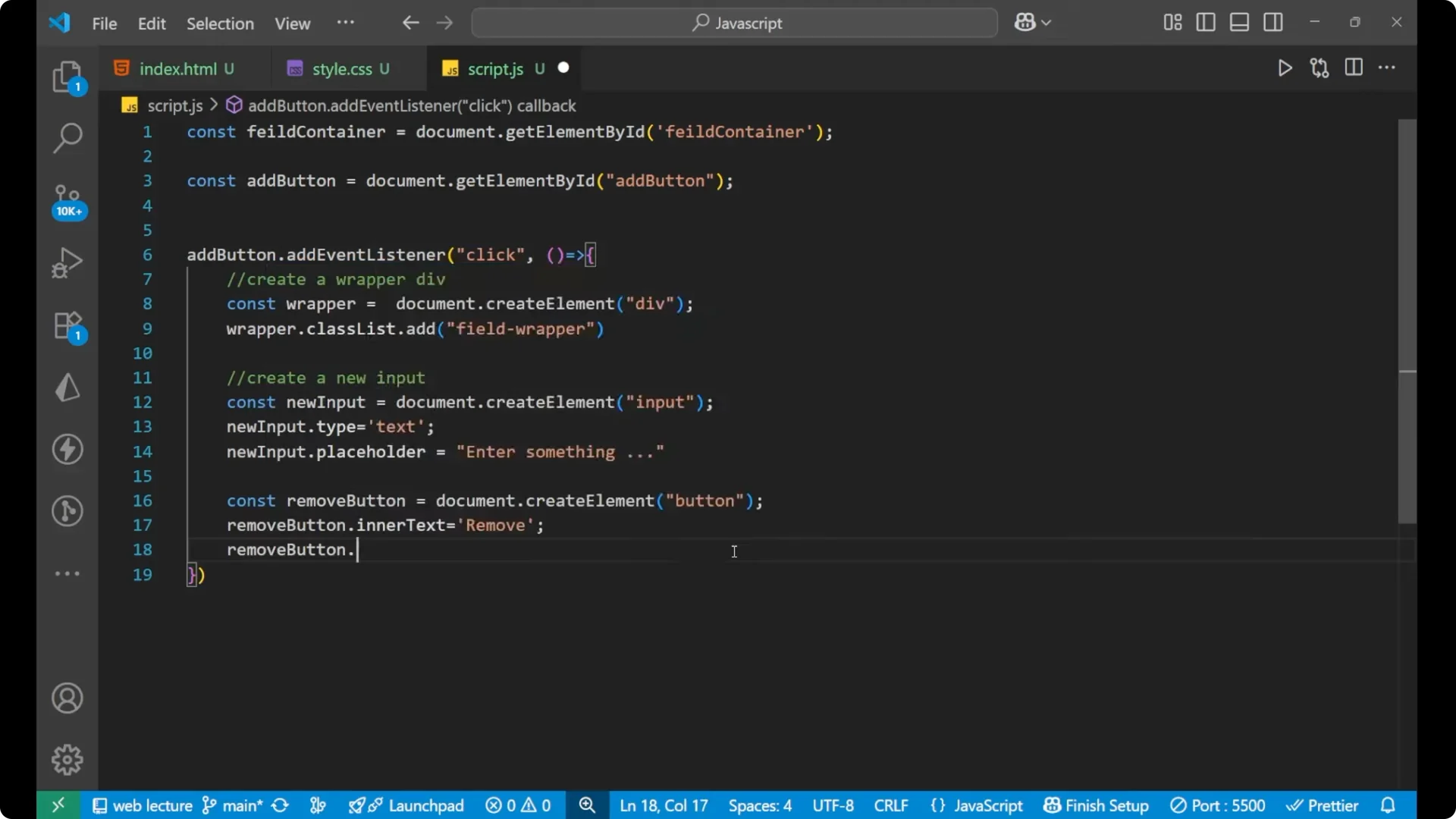 Master Dynamic Form Fields in JavaScript with Ease screenshot 9