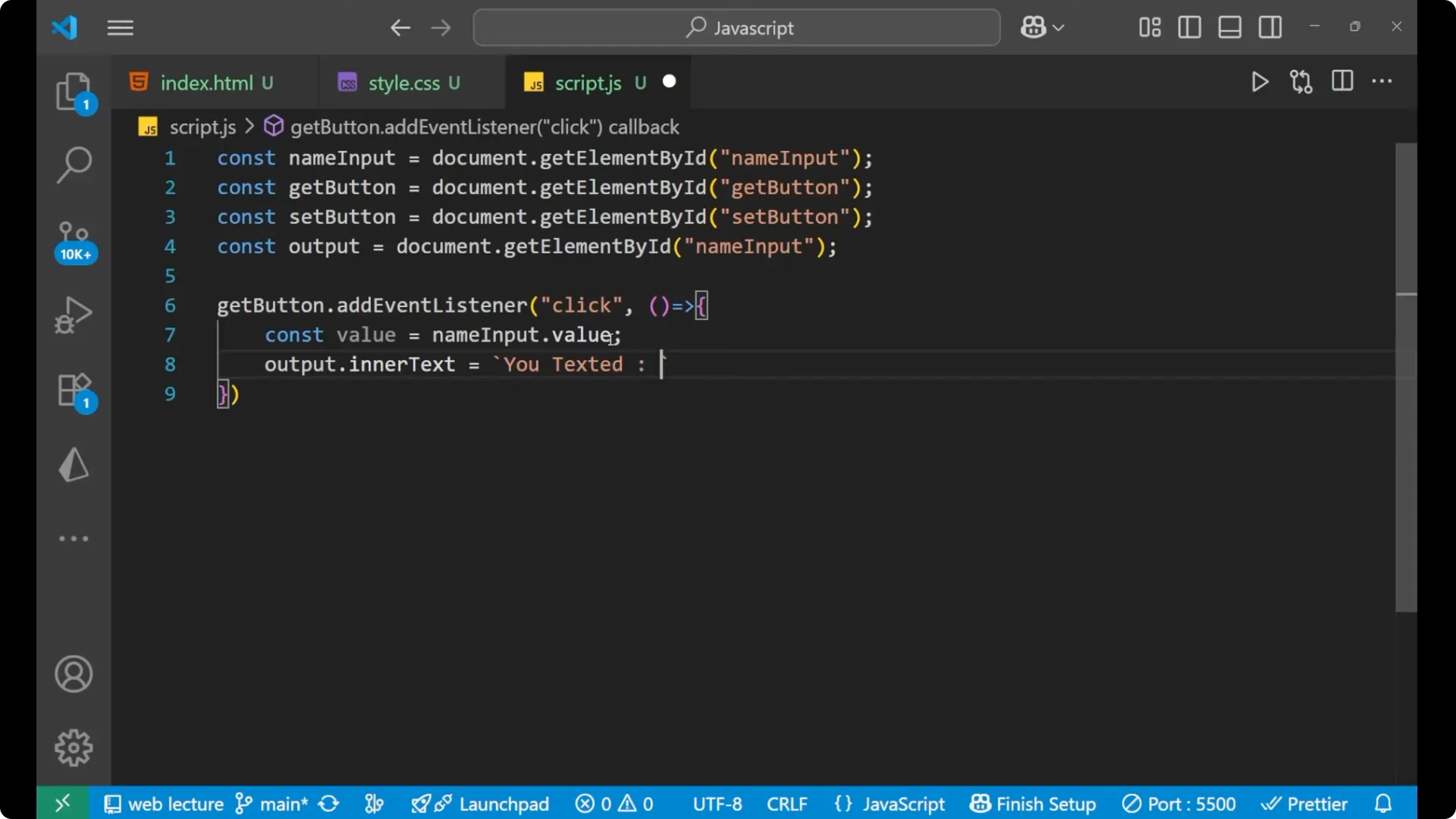 Master Getting and Setting Input Values in JavaScript Easily screenshot 10