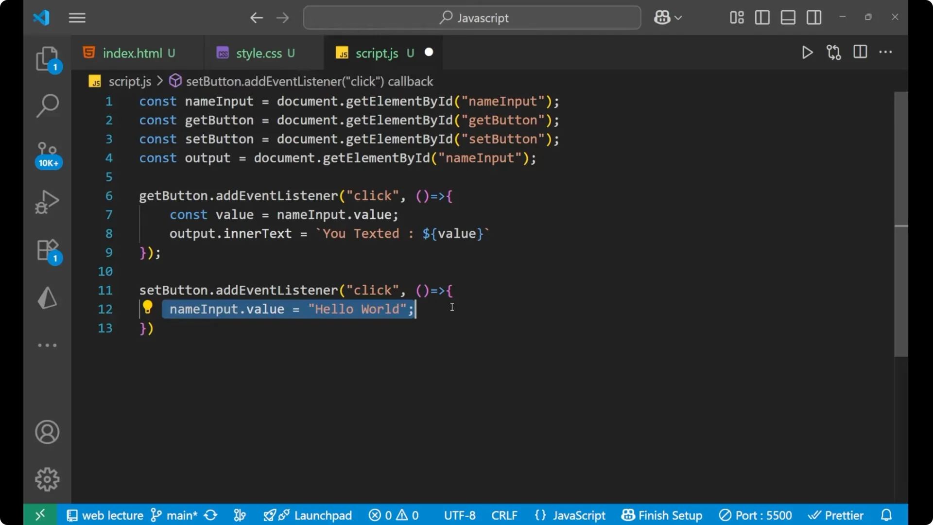 Master Getting and Setting Input Values in JavaScript Easily screenshot 14