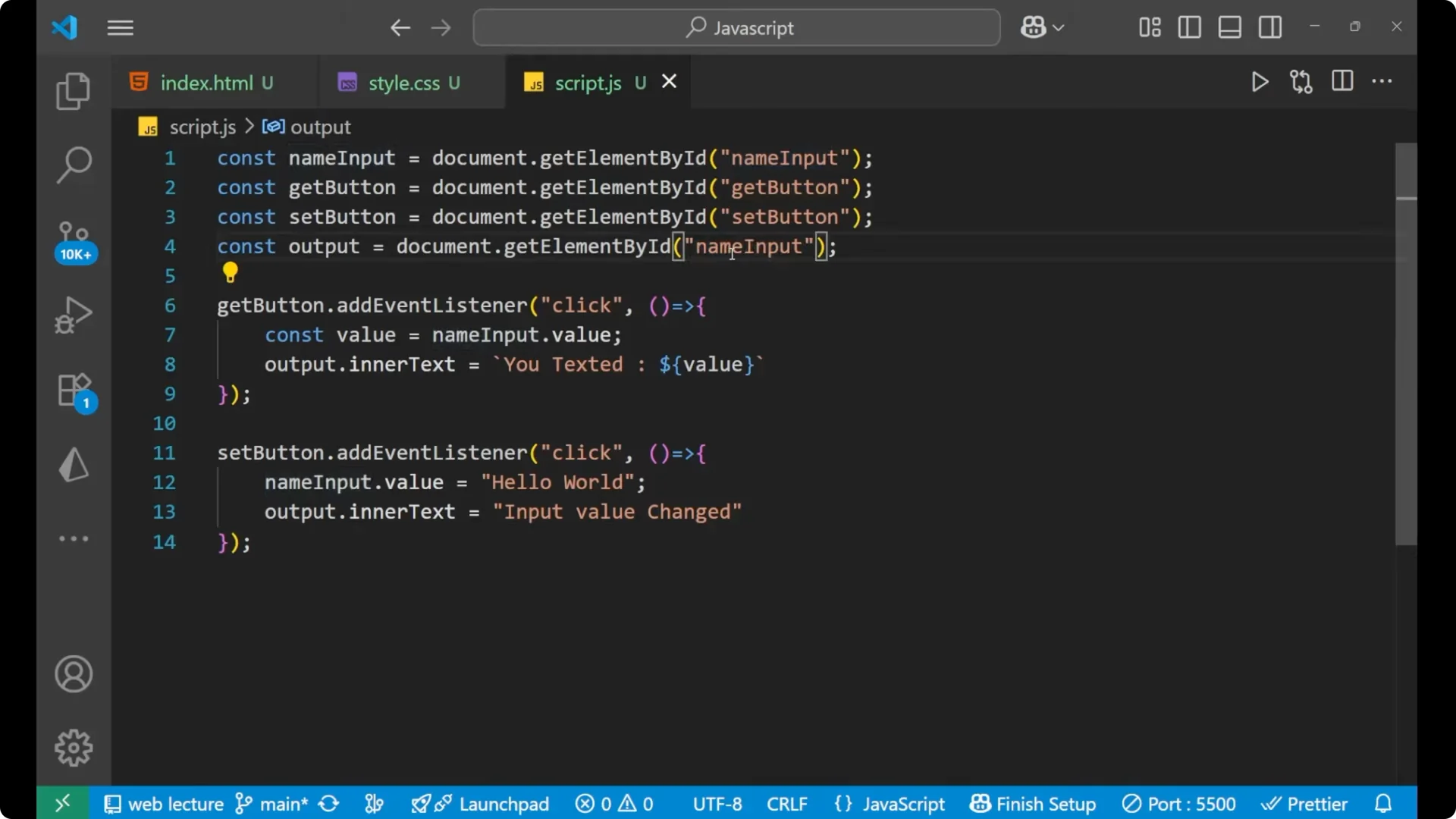 Master Getting and Setting Input Values in JavaScript Easily screenshot 17