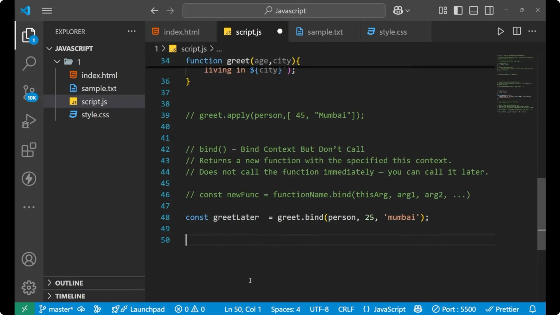 Master JavaScript bind, call & apply: Unlock Function Context  13