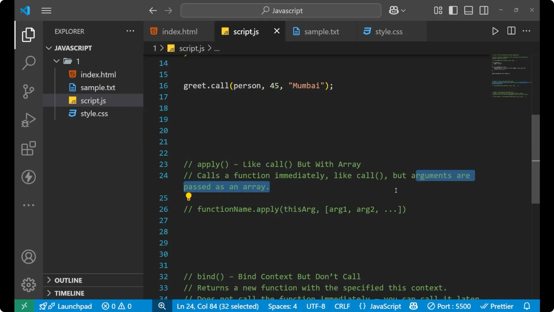 Master JavaScript bind, call & apply: Unlock Function Context  7