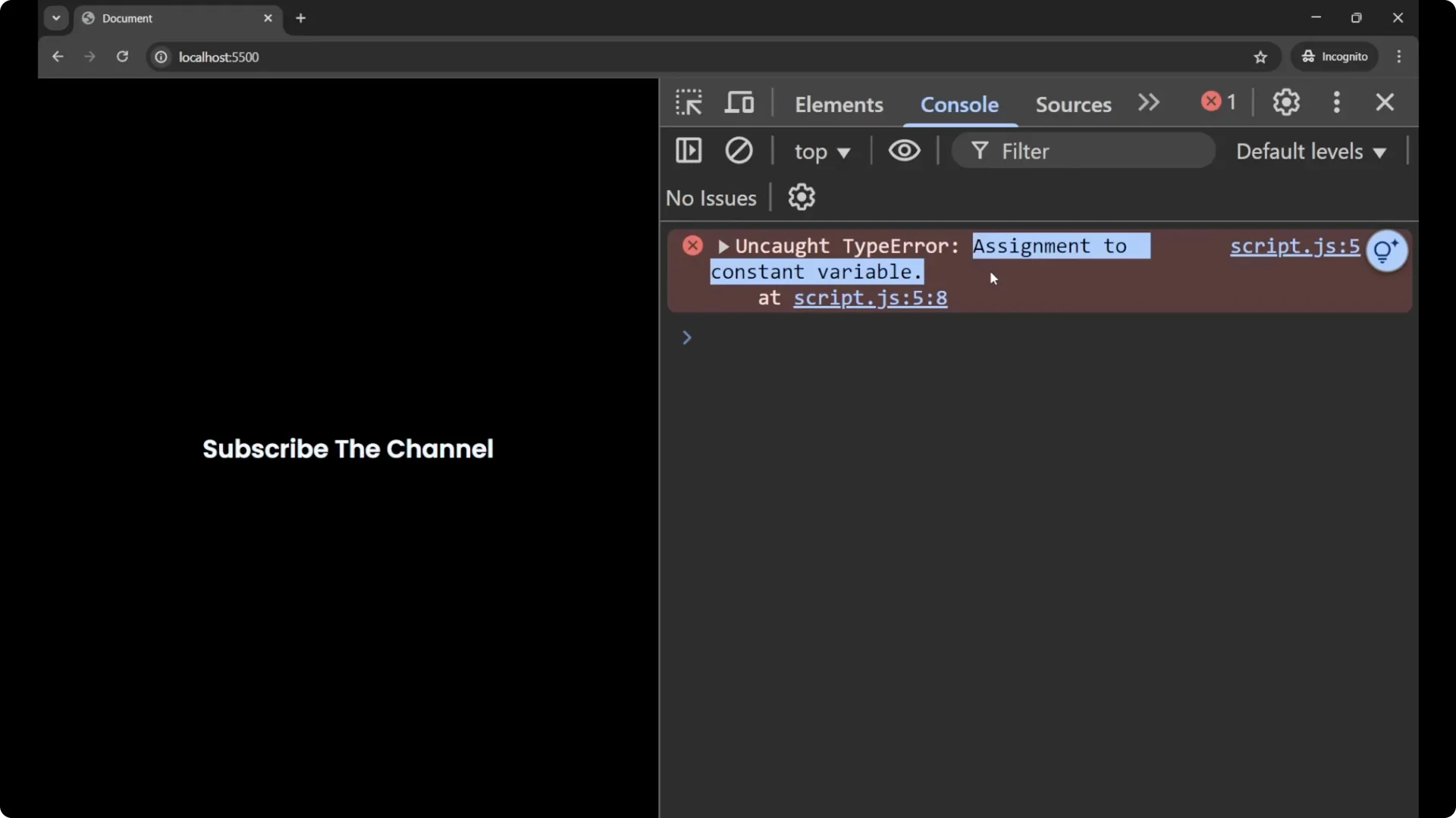 Master JavaScript Constants: Using const with Block Scope & Immutability screenshot 4