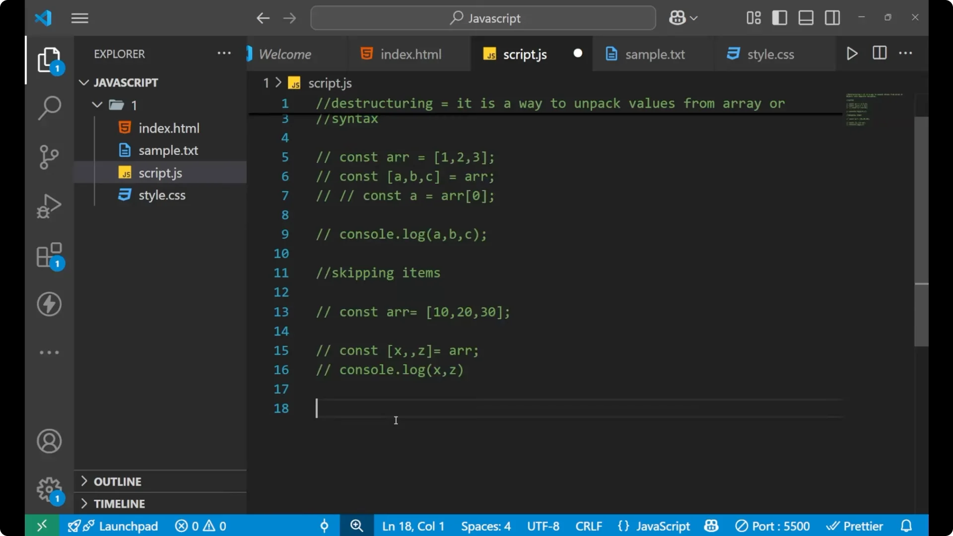 Master JavaScript Destructuring: Arrays & Objects Explained  17
