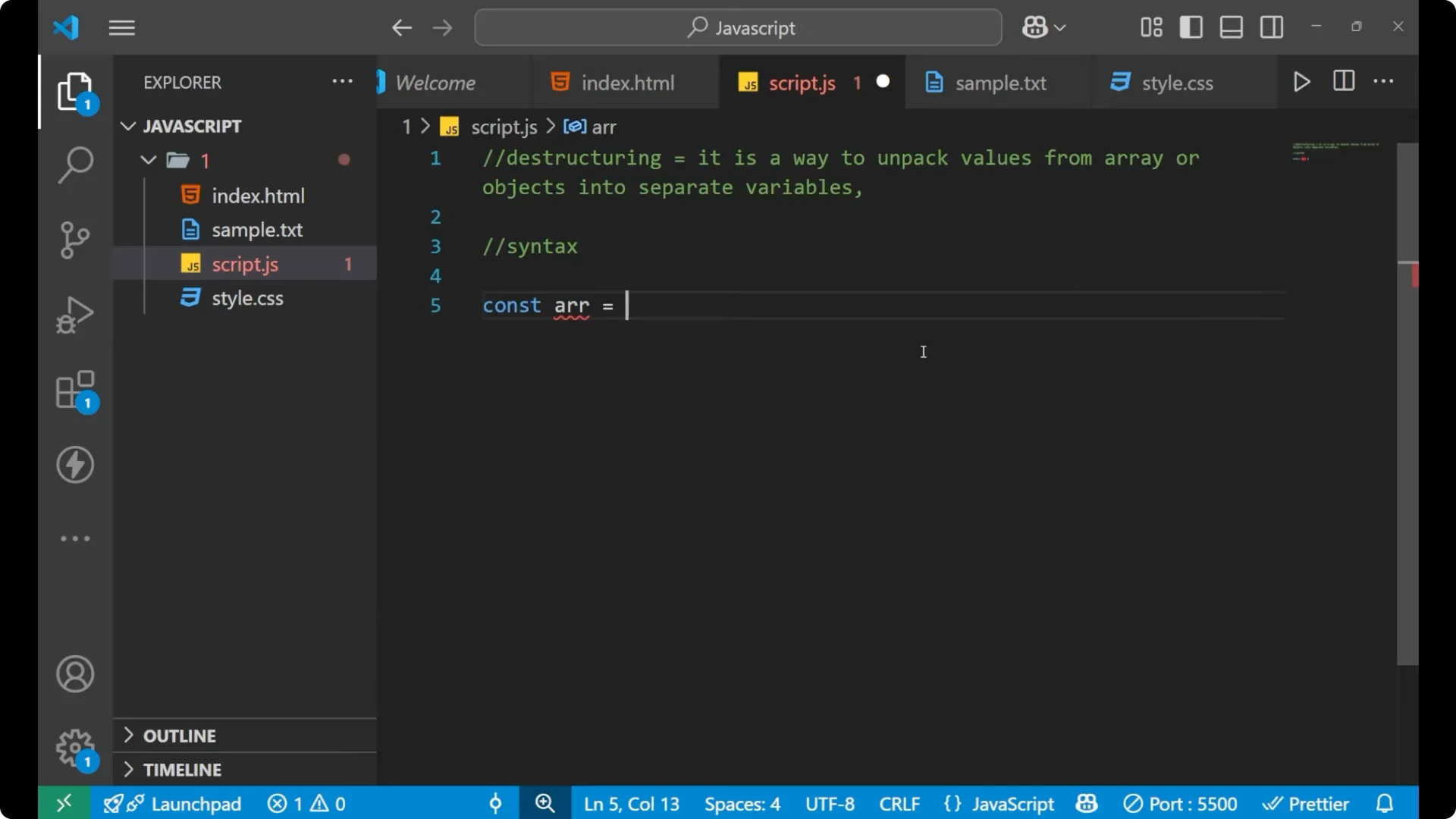 Master JavaScript Destructuring: Arrays & Objects Explained  3