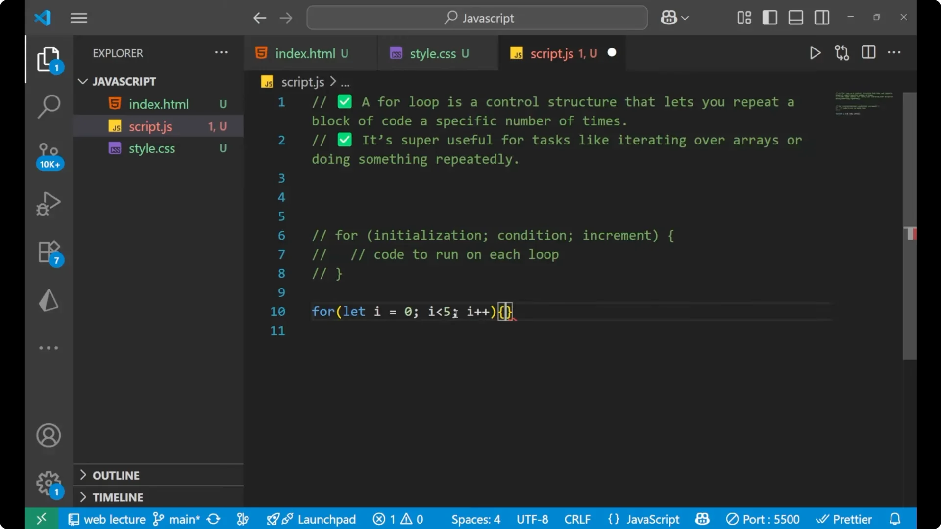 Master JavaScript For Loops: A Beginner’s Guide to Arrays & Values  8