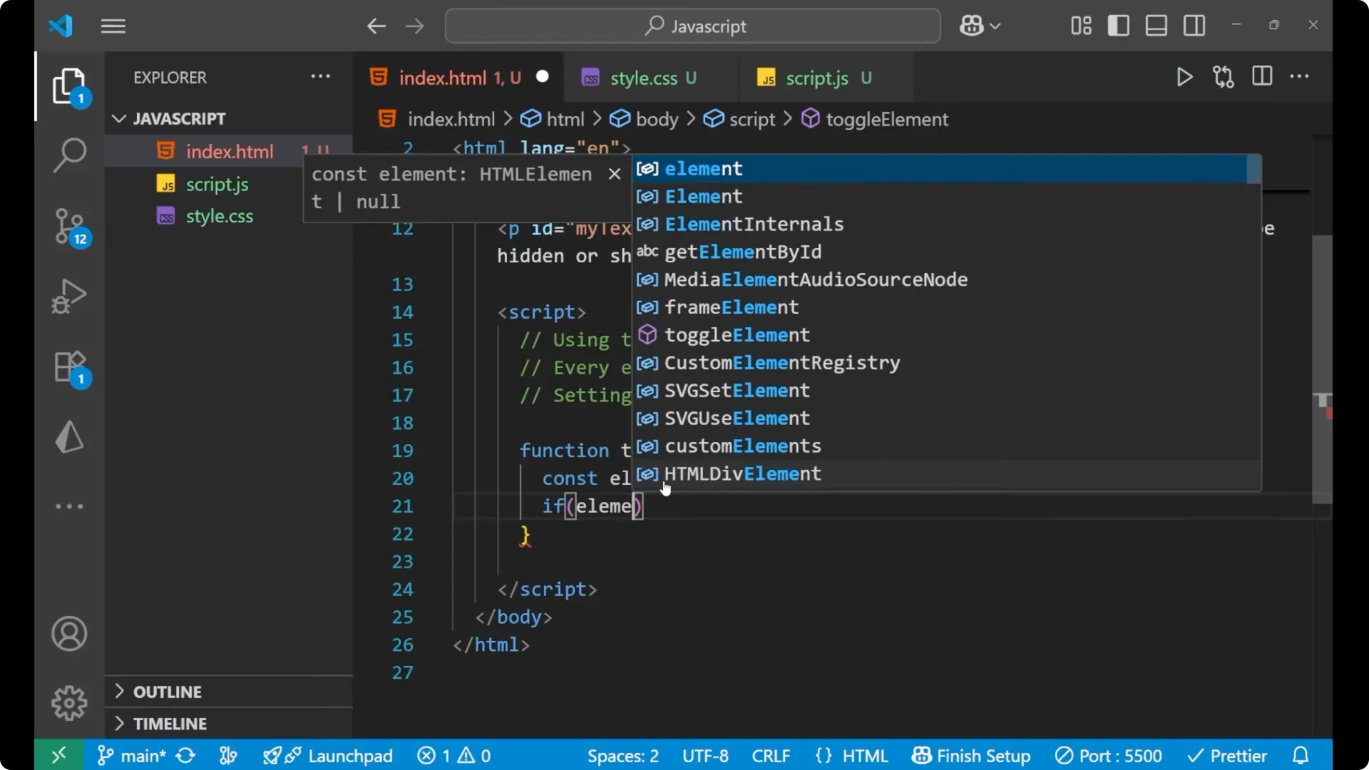 Master JavaScript Toggle: Show or Hide Elements Easily  10