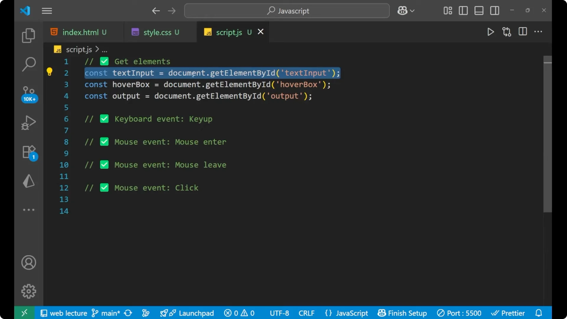 Master Keyboard and Mouse Events in JavaScript: A Practical Guide screenshot 10