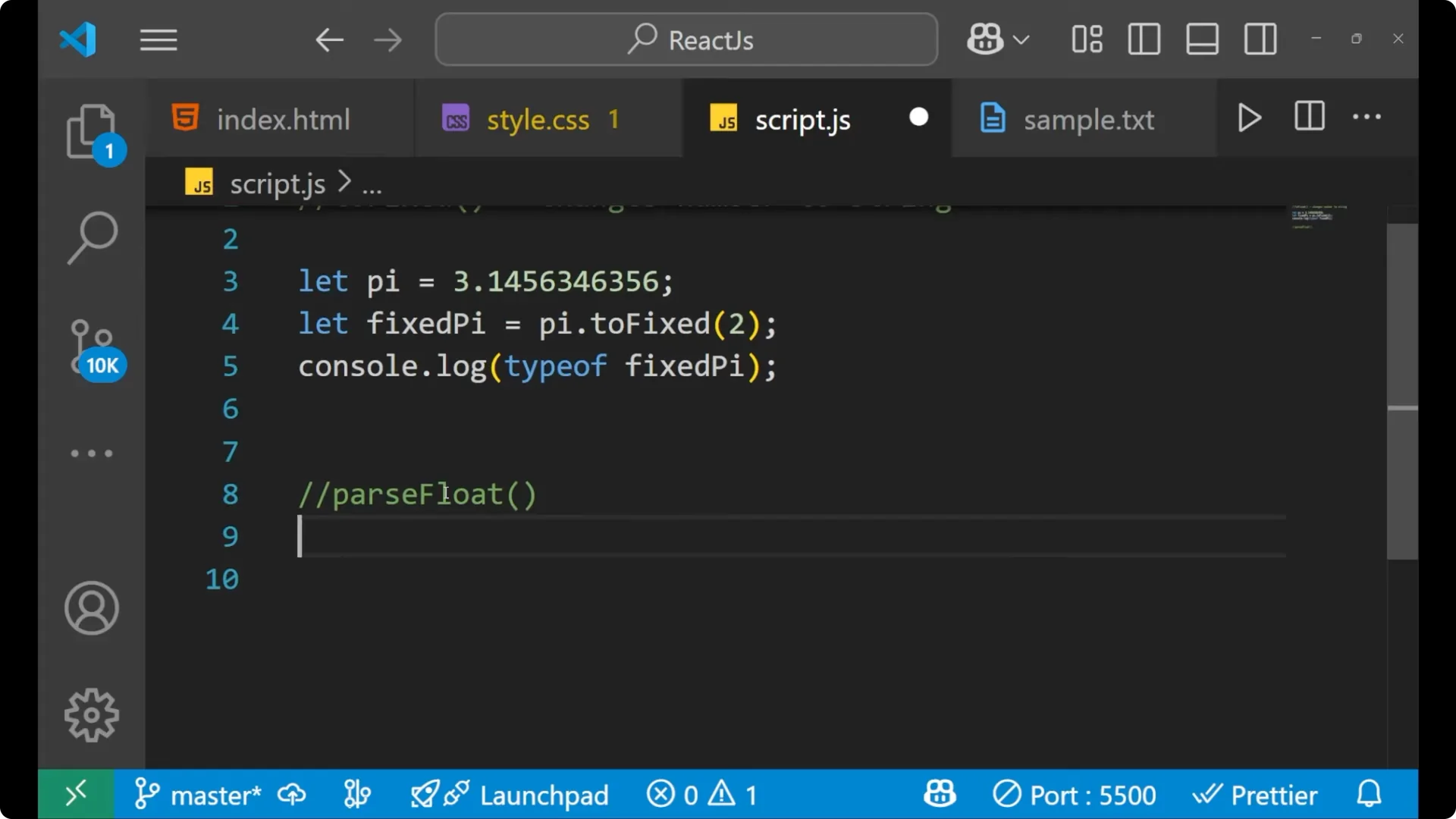 Master Number Formatting with toFixed() and parseFloat() in JS  5