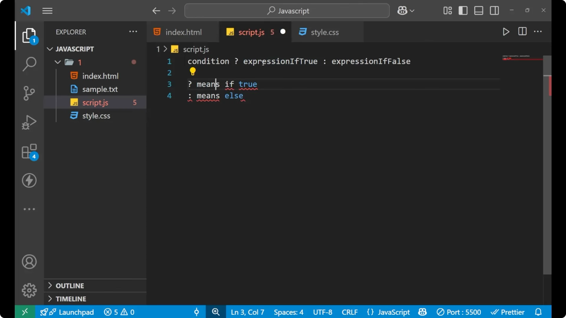 Master the JavaScript Ternary Operator: A Beginner's Guide  7
