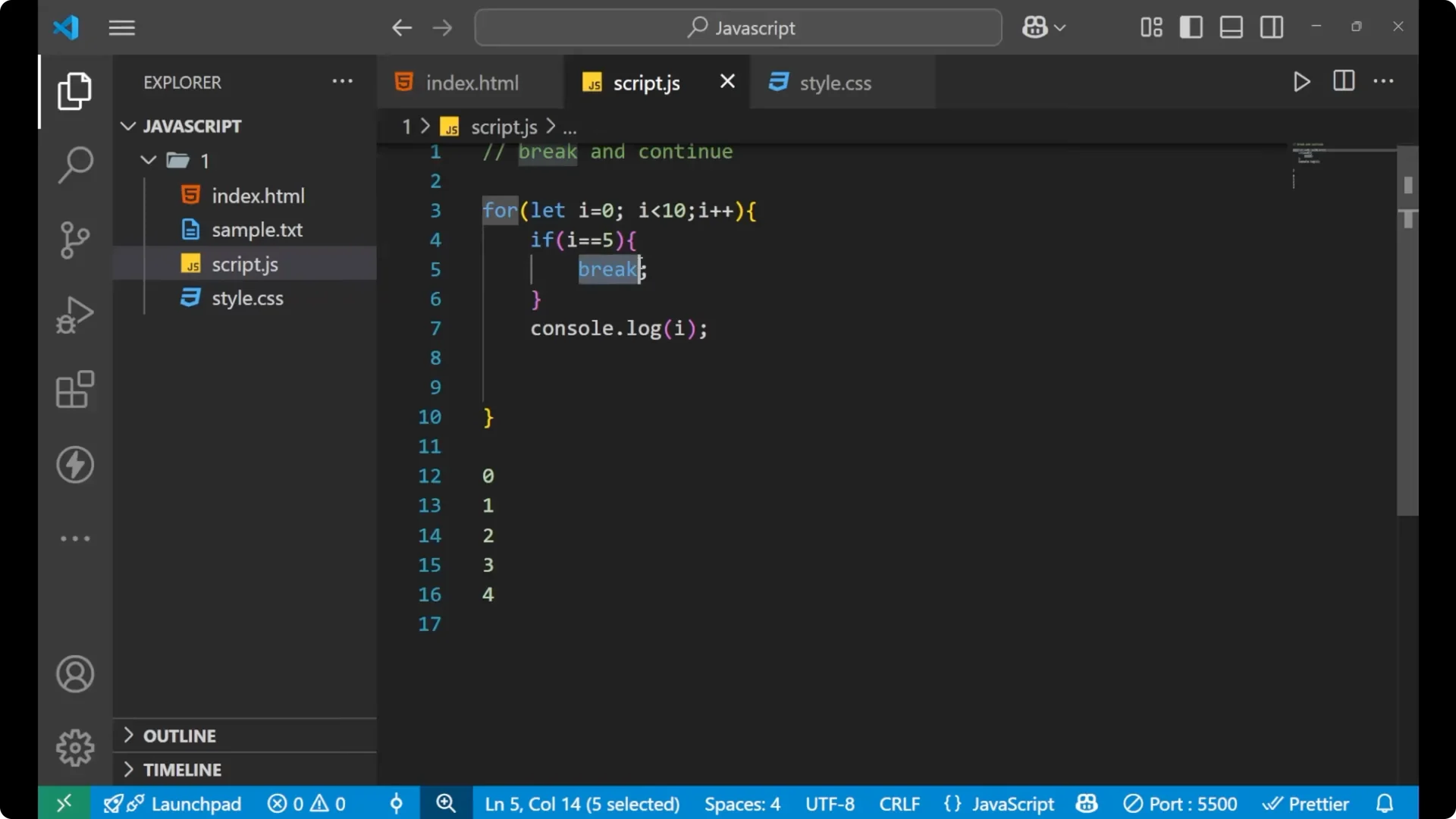 Mastering Break & Continue in JavaScript Loops: A Clear Guide 7