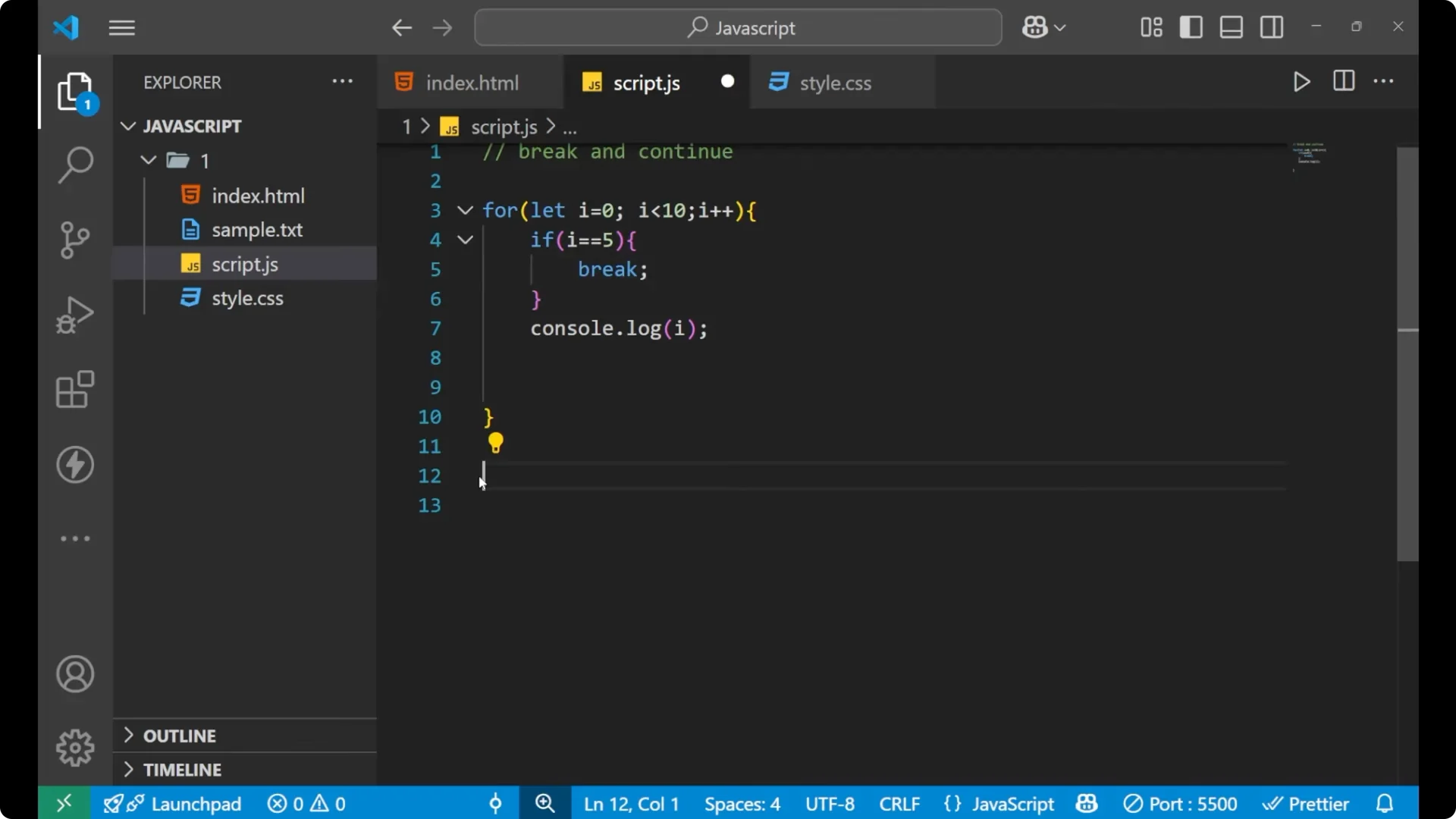 Mastering Break & Continue in JavaScript Loops: A Clear Guide 8