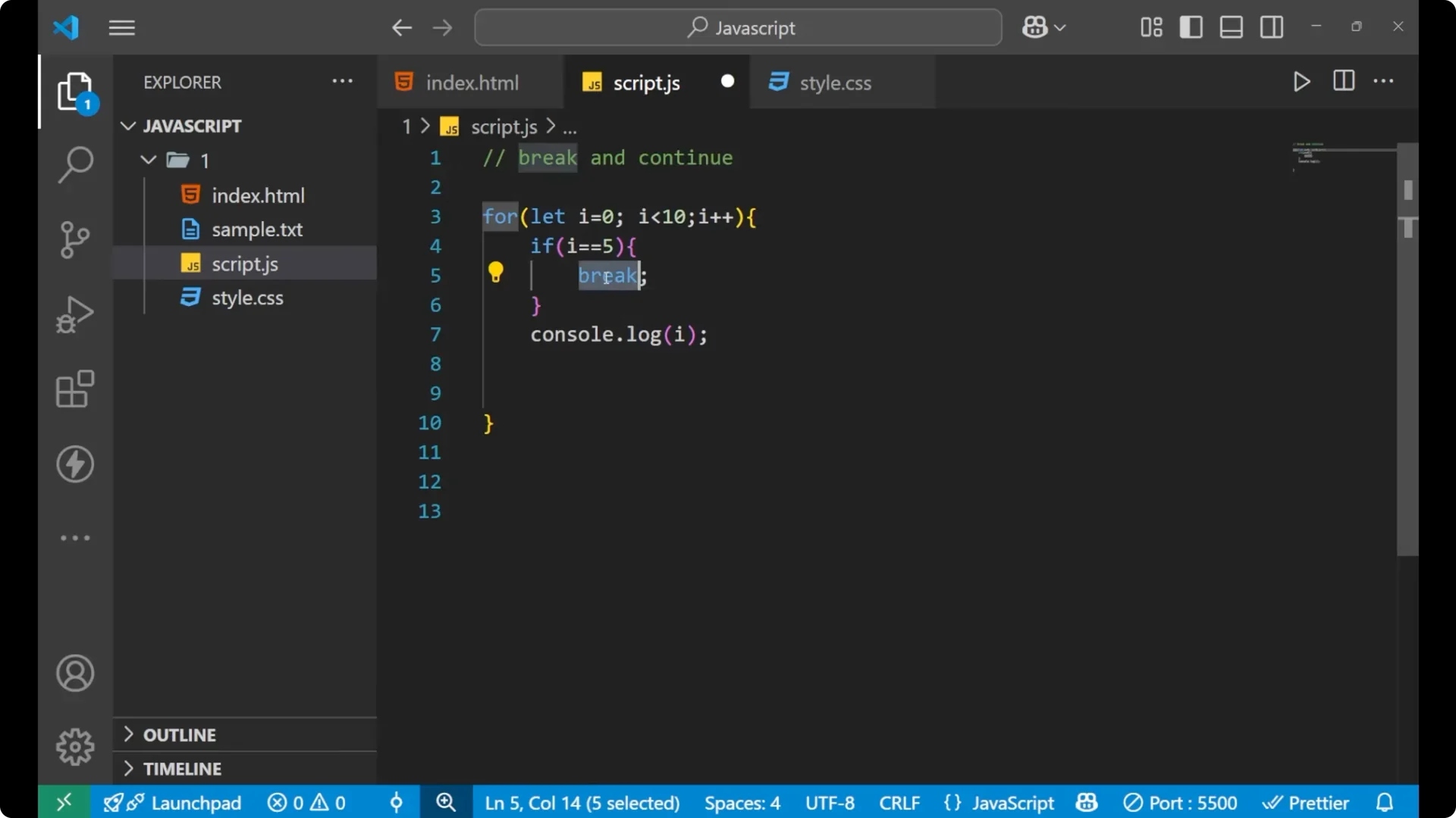 Mastering Break & Continue in JavaScript Loops: A Clear Guide 9