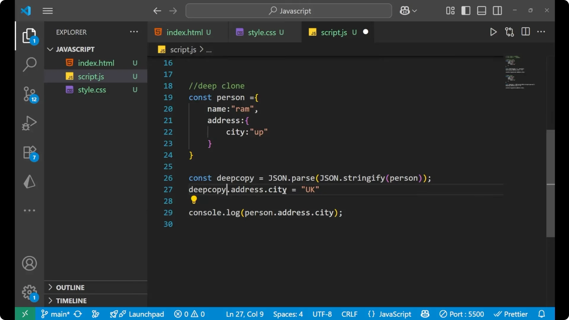 Mastering Deep Cloning in JavaScript: JSON, StructuredClone & More  8