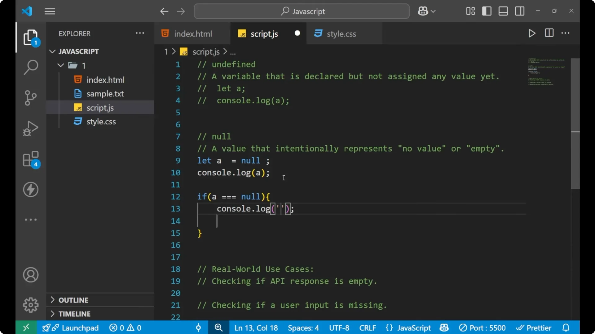 Mastering JavaScript: Easy Ways to Detect Undefined or Null 6