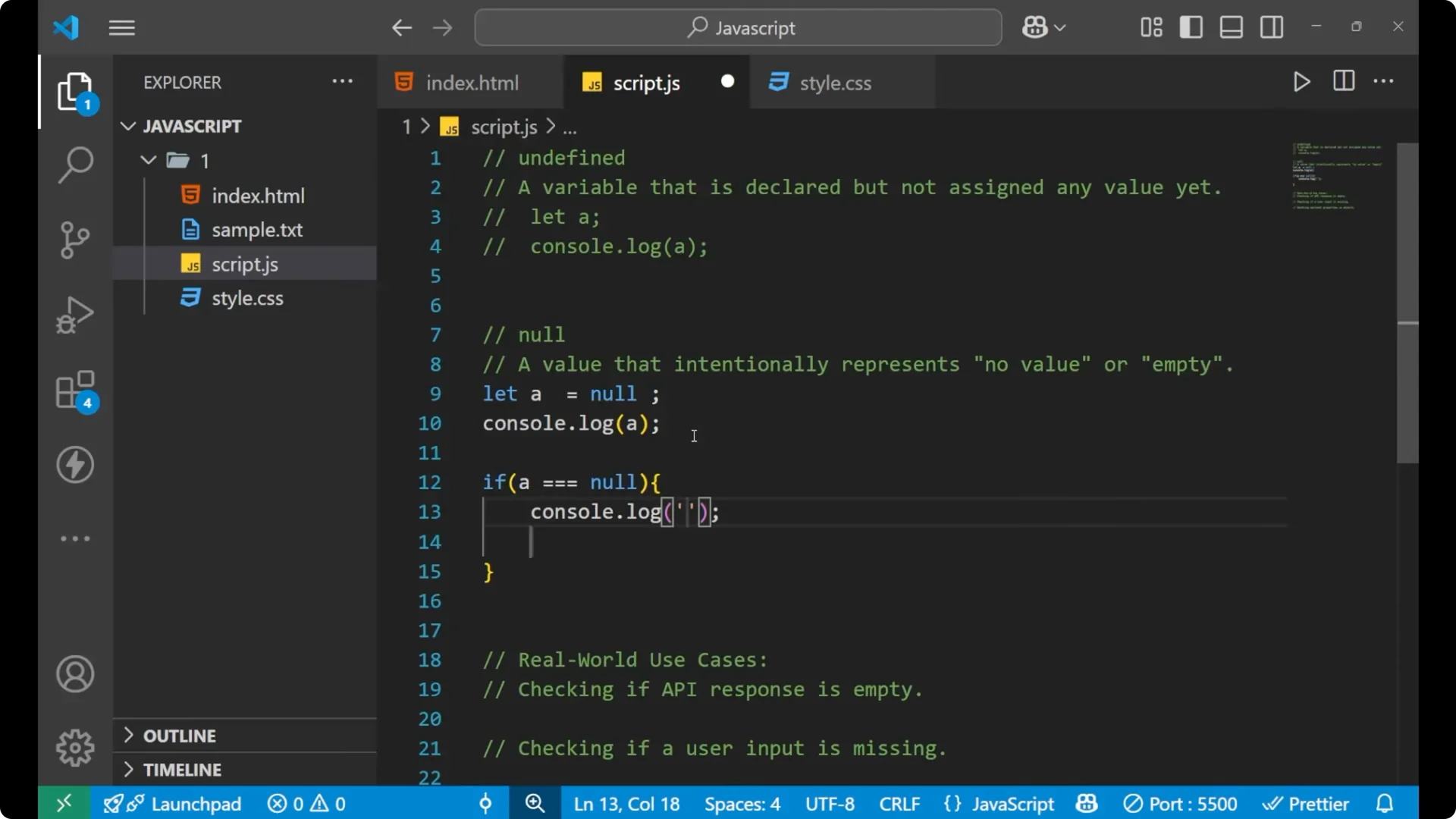 Mastering JavaScript: Easy Ways to Detect Undefined or Null  7