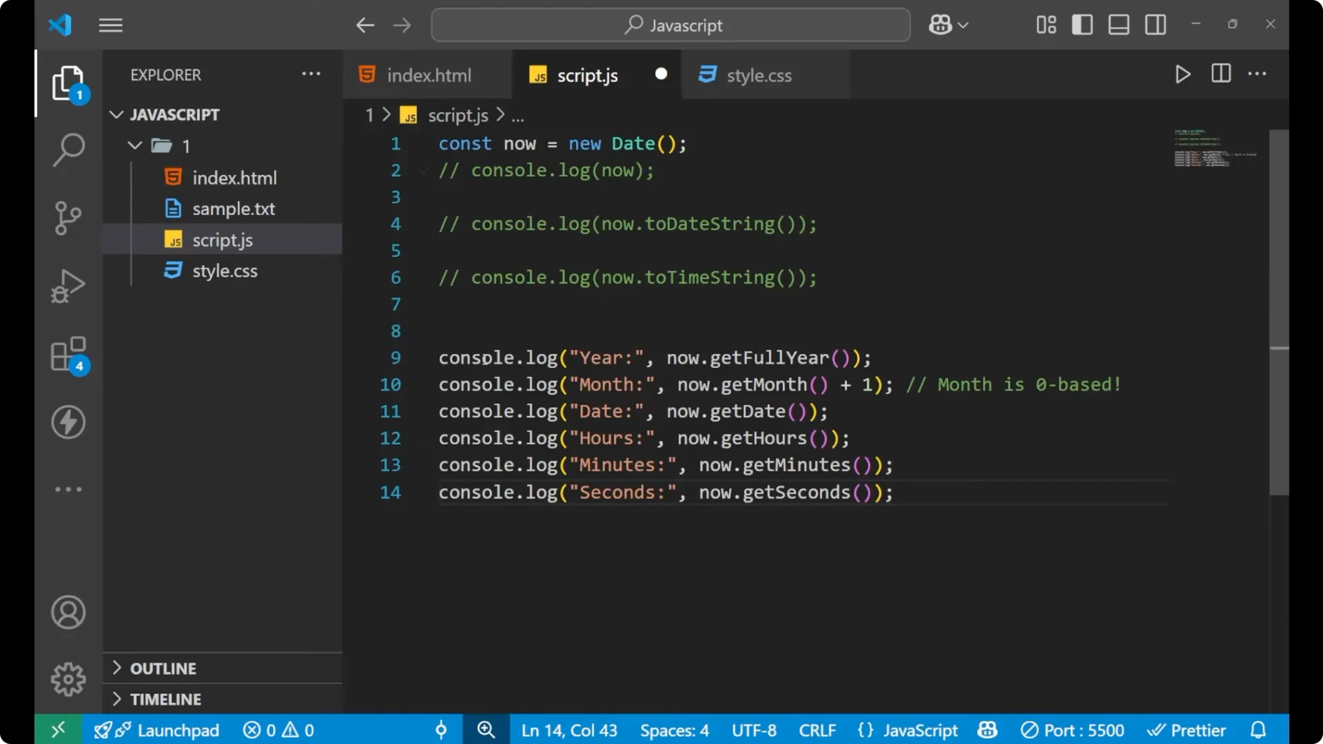 Mastering JavaScript: How to Get the Current Date & Time  16