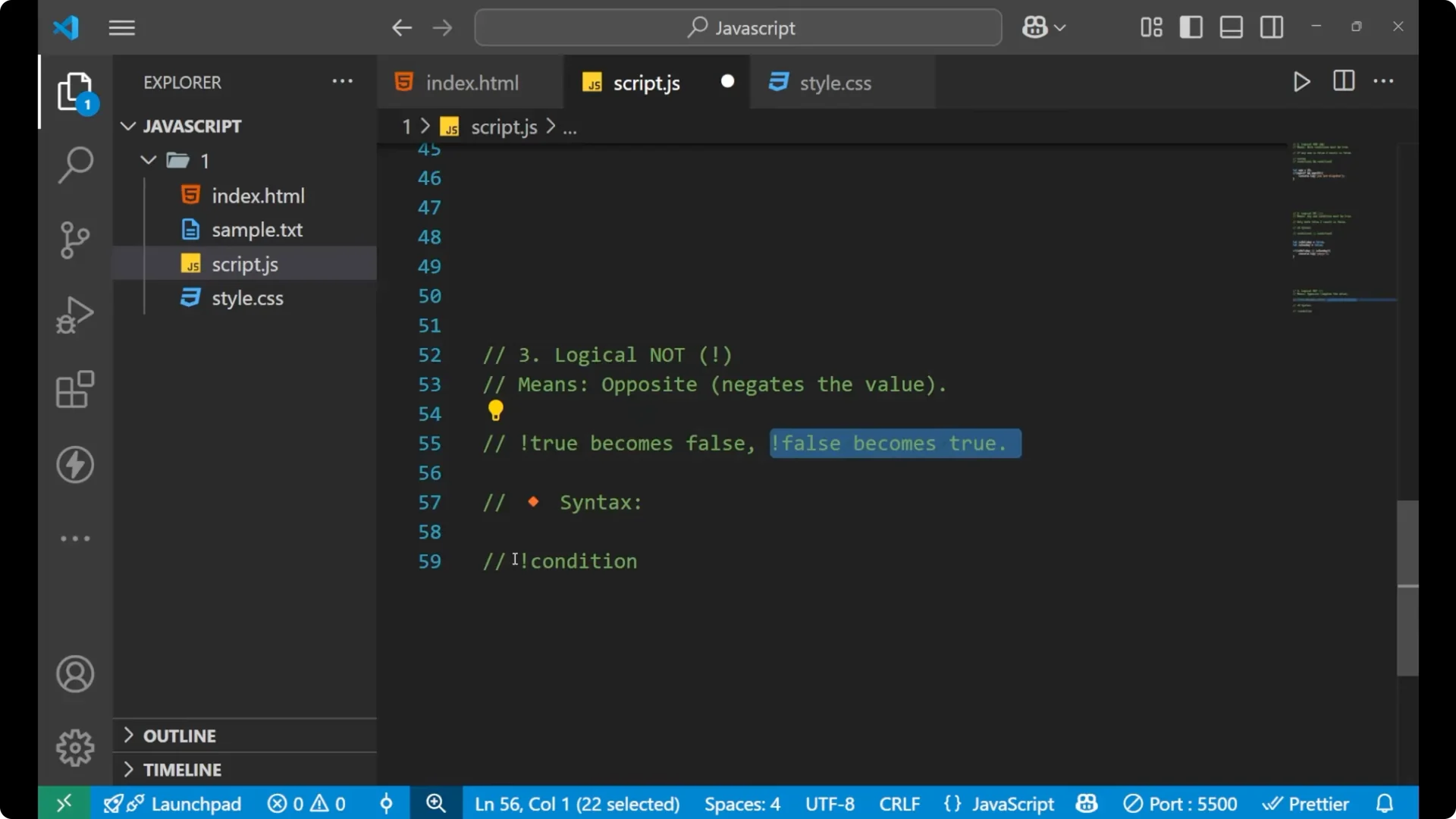 Mastering JavaScript Logical Operators: &&, ||, and ! Explained  17