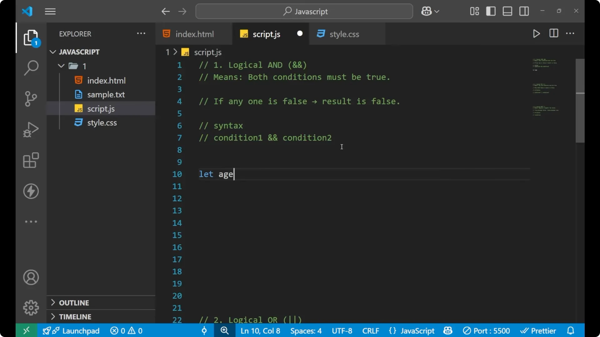 Mastering JavaScript Logical Operators: &&, ||, and ! Explained  4