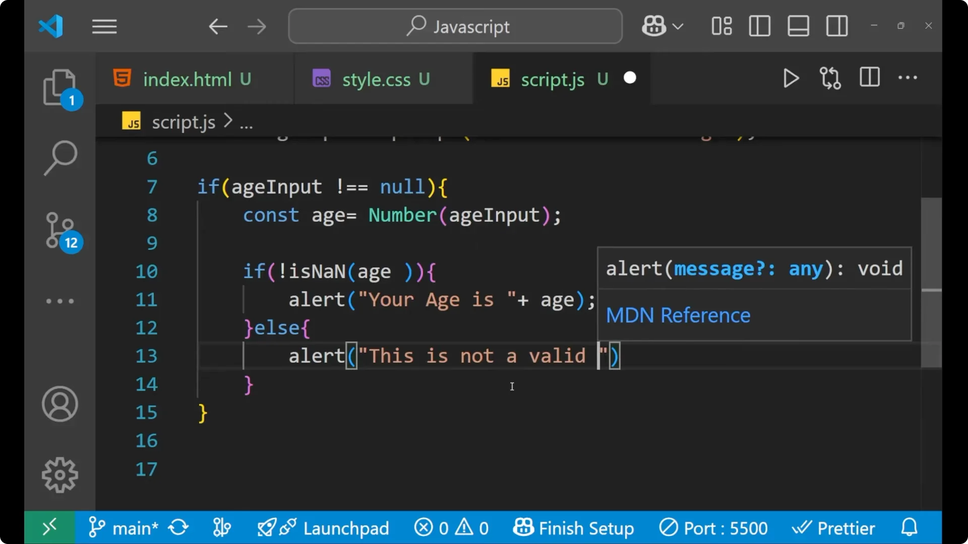 Mastering JavaScript Prompts: Capture User Input with Examples 10