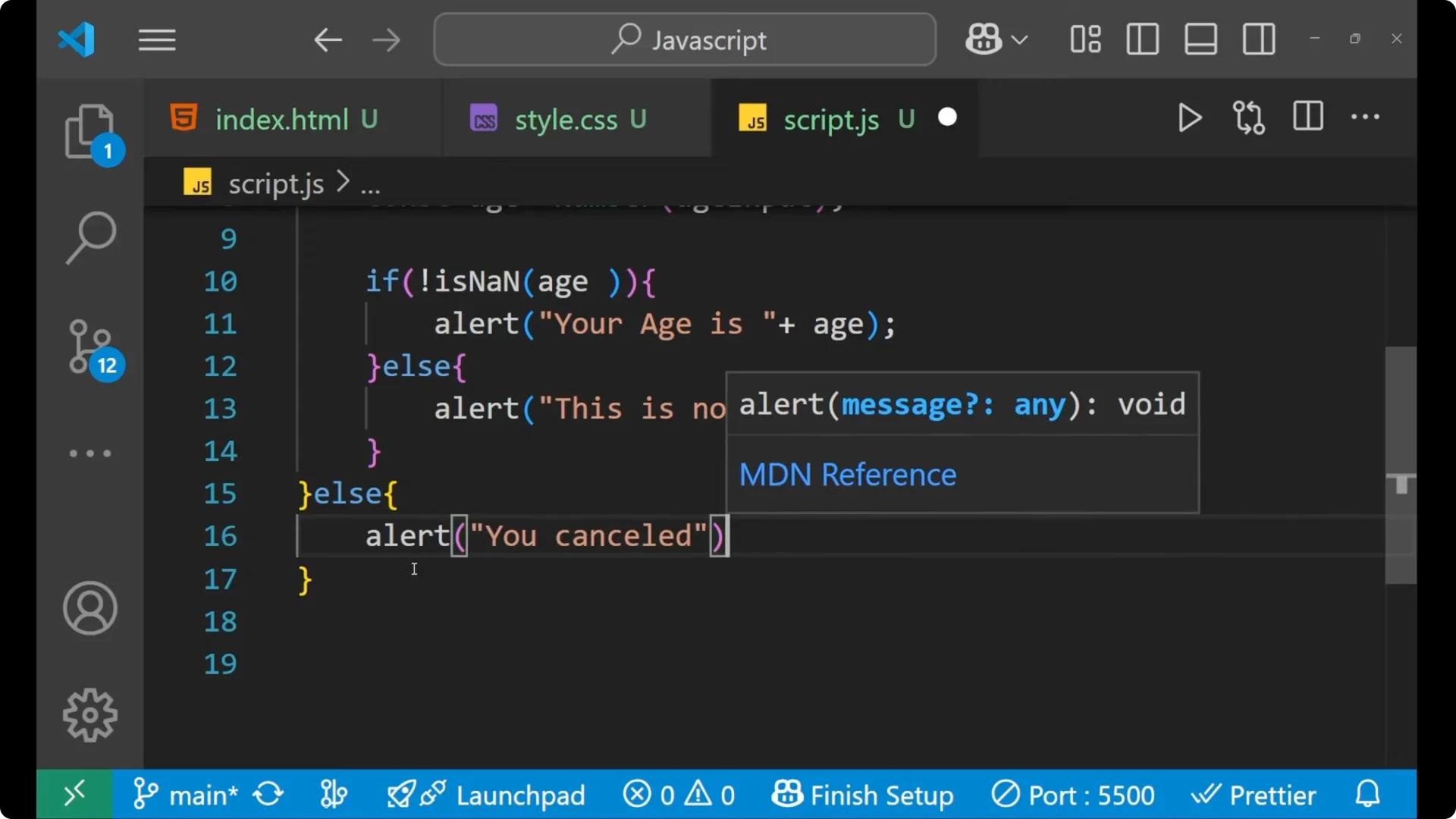 Mastering JavaScript Prompts: Capture User Input with Examples  11