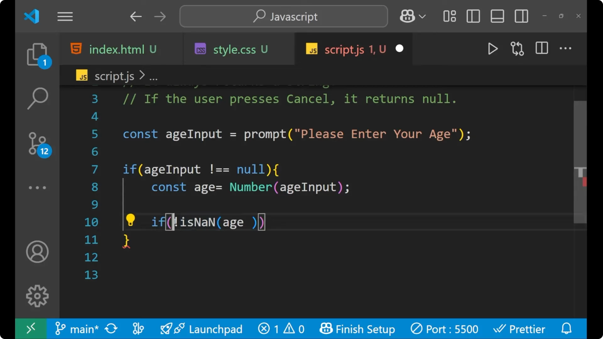 Mastering JavaScript Prompts: Capture User Input with Examples 8