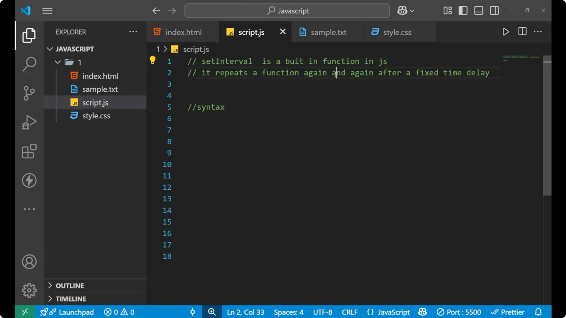 Mastering setInterval: Run JavaScript Code Repeatedly with Timers  1